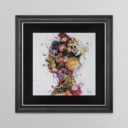 Her Majesty with Black Mount Framed Wall Art
