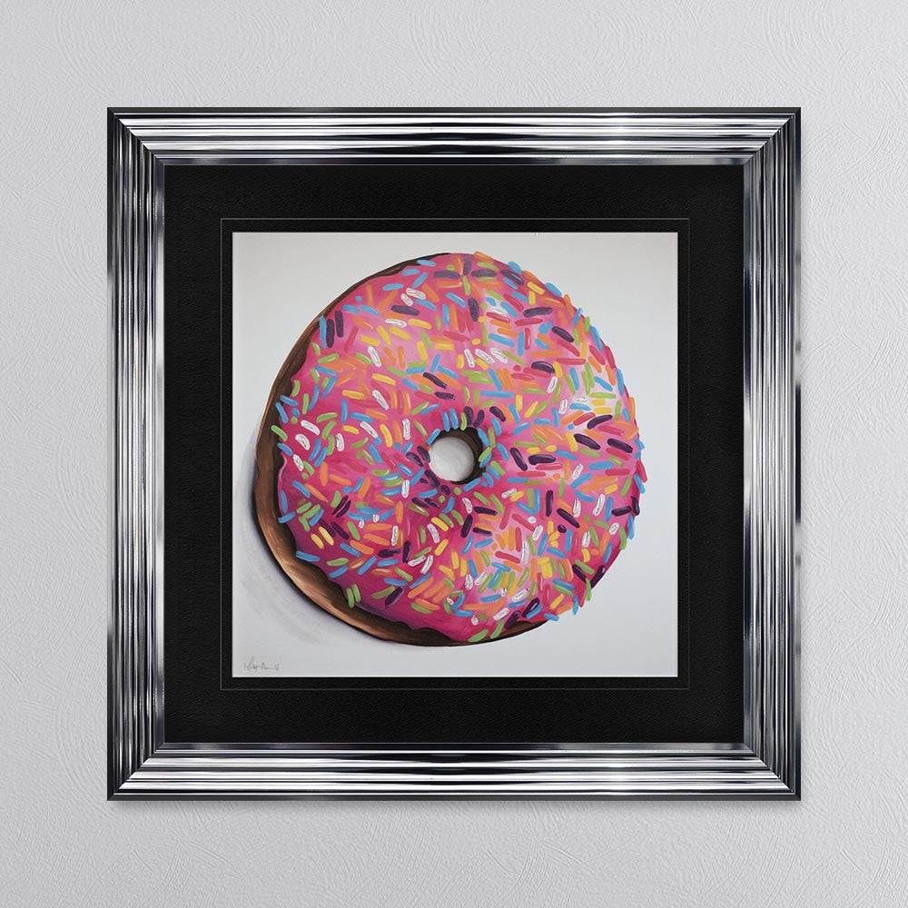 Don't Be A Donut with Black Mount Framed Wall Art