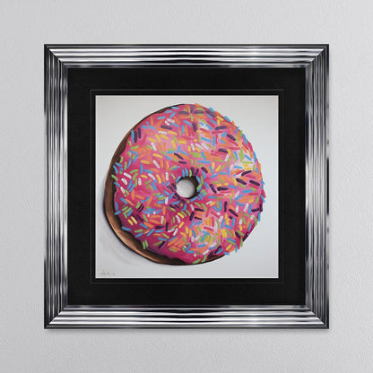 Don't Be A Donut with Black Mount Framed Wall Art