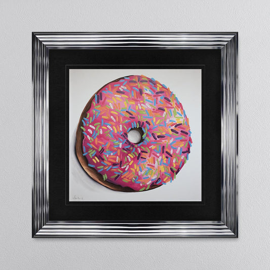 Don't Be A Donut with Black Mount Framed Wall Art