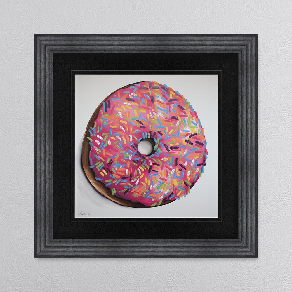 Don't Be A Donut with Black Mount Framed Wall Art