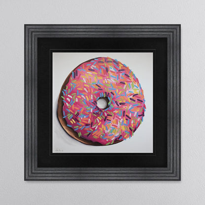Don't Be A Donut with Black Mount Framed Wall Art