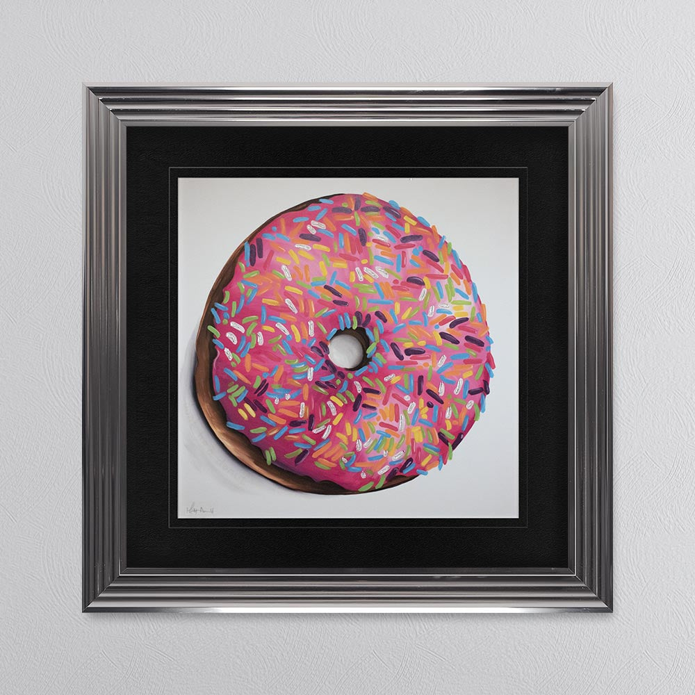 Don't Be A Donut with Black Mount Framed Wall Art