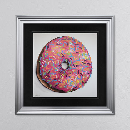 Don't Be A Donut with Black Mount Framed Wall Art