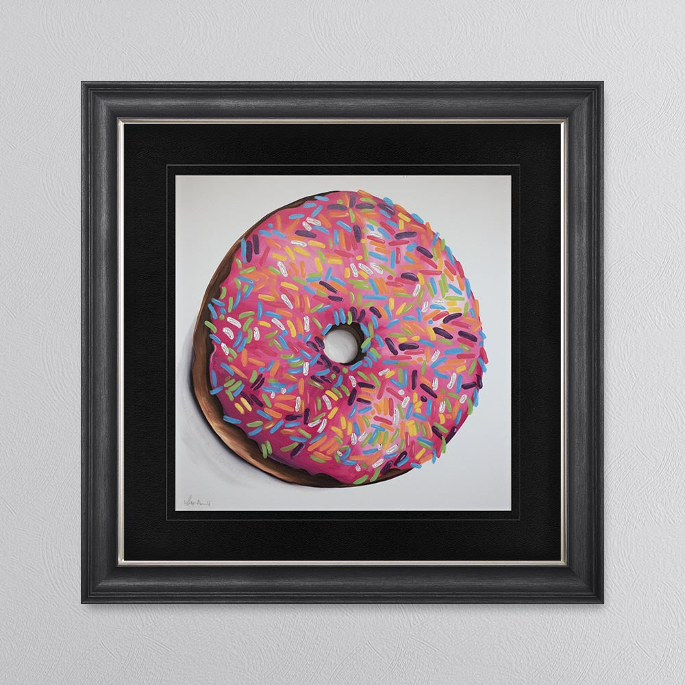 Don't Be A Donut with Black Mount Framed Wall Art