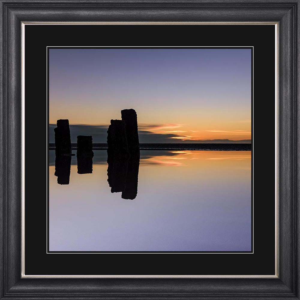 Tranquility with Black Mount Framed Wall Art