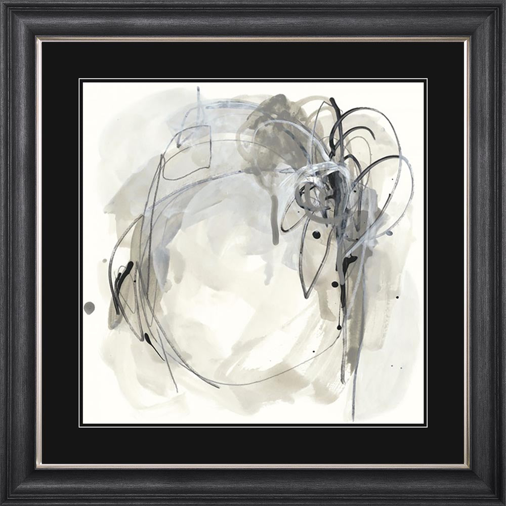 Mono Dias 1 with Black Mount Framed Wall Art