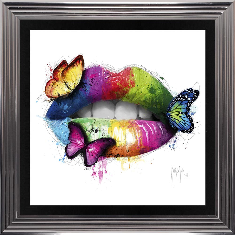 Butterfly Kiss Framed Wall Art