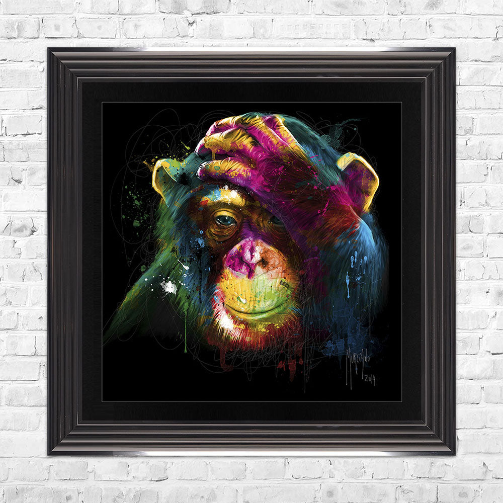 Darwin Monkey Framed Wall Art