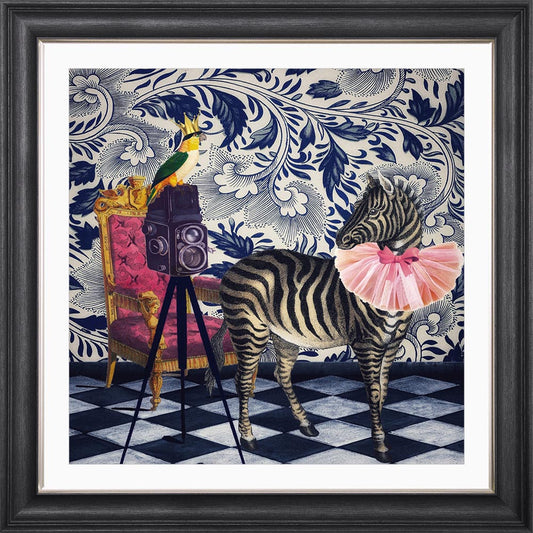 Picture Time with White Mount Framed Wall Art
