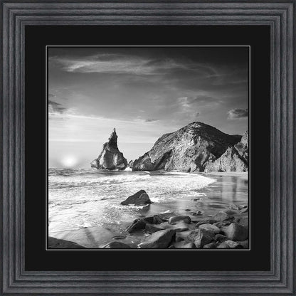 Rocky Shoreline Framed Wall Art