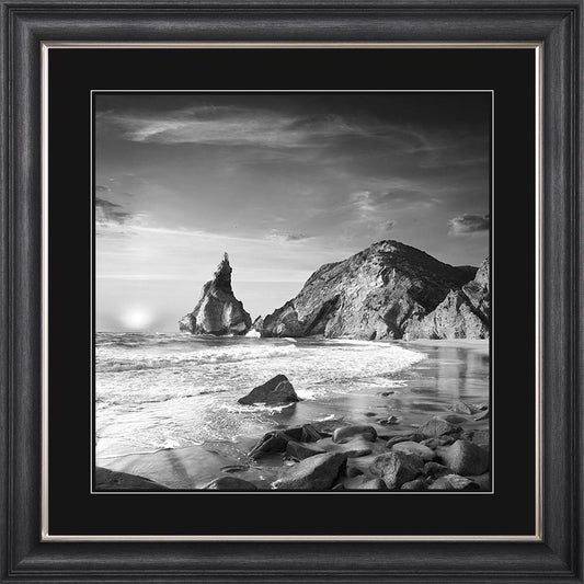 Rocky Shoreline Framed Wall Art