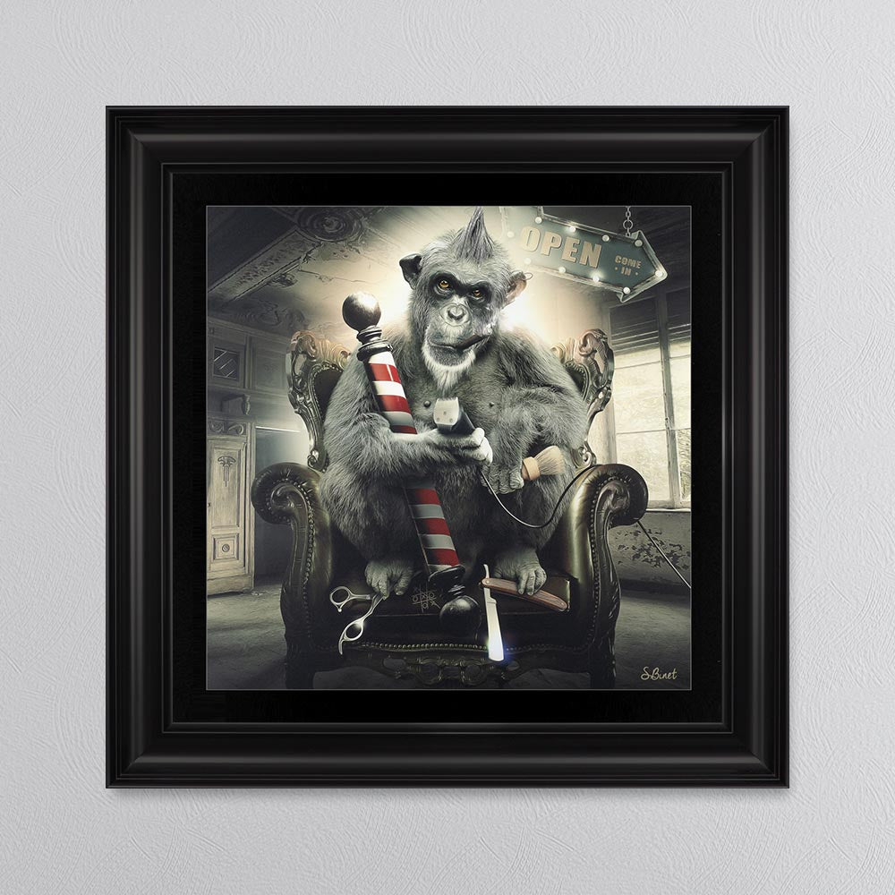 Barber Shop Framed Wall Art