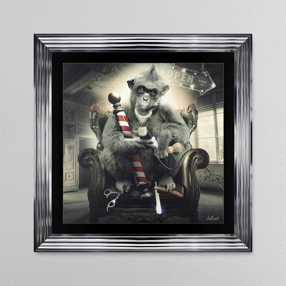 Barber Shop Framed Wall Art