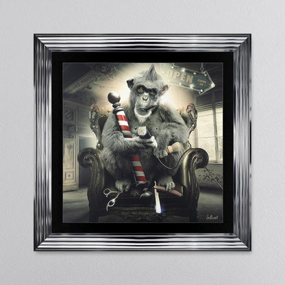 Barber Shop Framed Wall Art