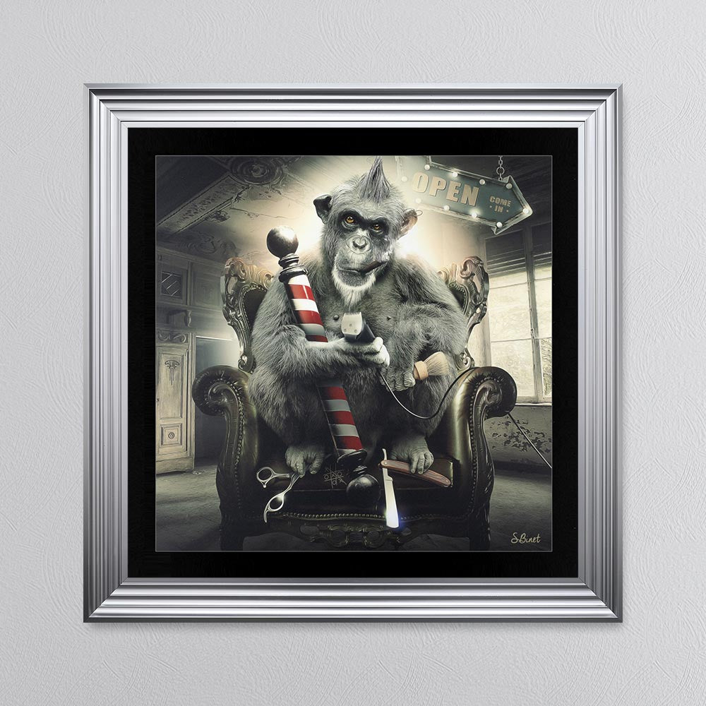 Barber Shop Framed Wall Art