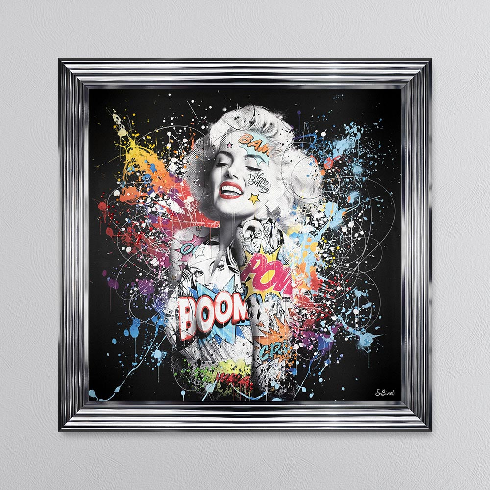 Colour Marilyn Monroe Framed Wall Art