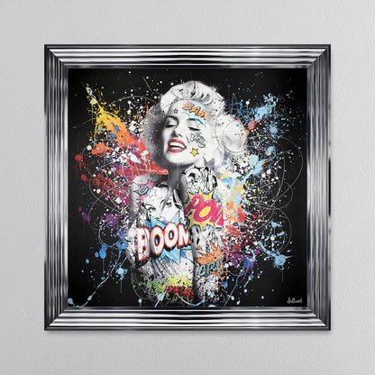 Colour Marilyn Monroe Framed Wall Art