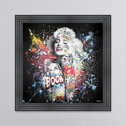 Colour Marilyn Monroe Framed Wall Art