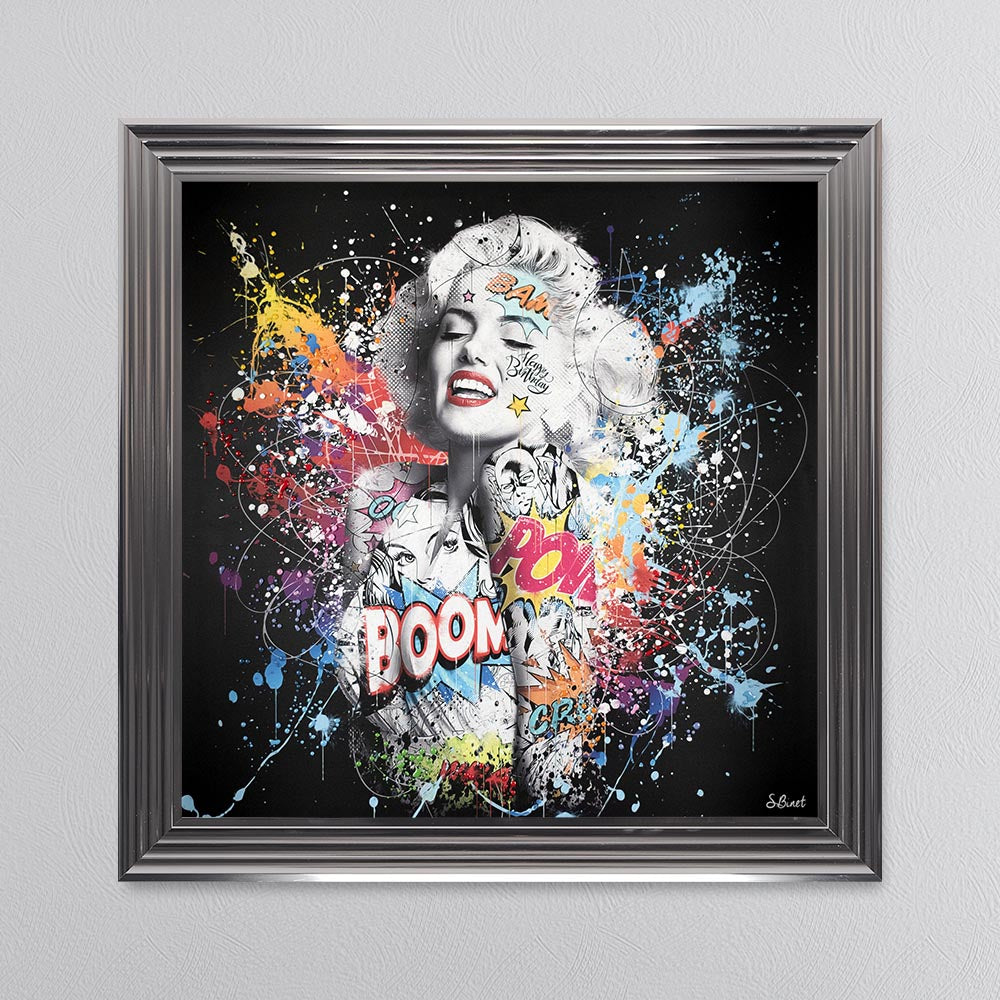Colour Marilyn Monroe Framed Wall Art
