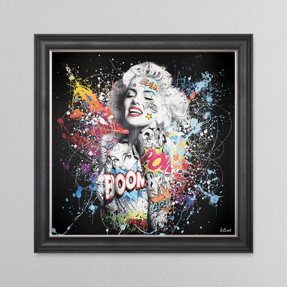 Colour Marilyn Monroe Framed Wall Art