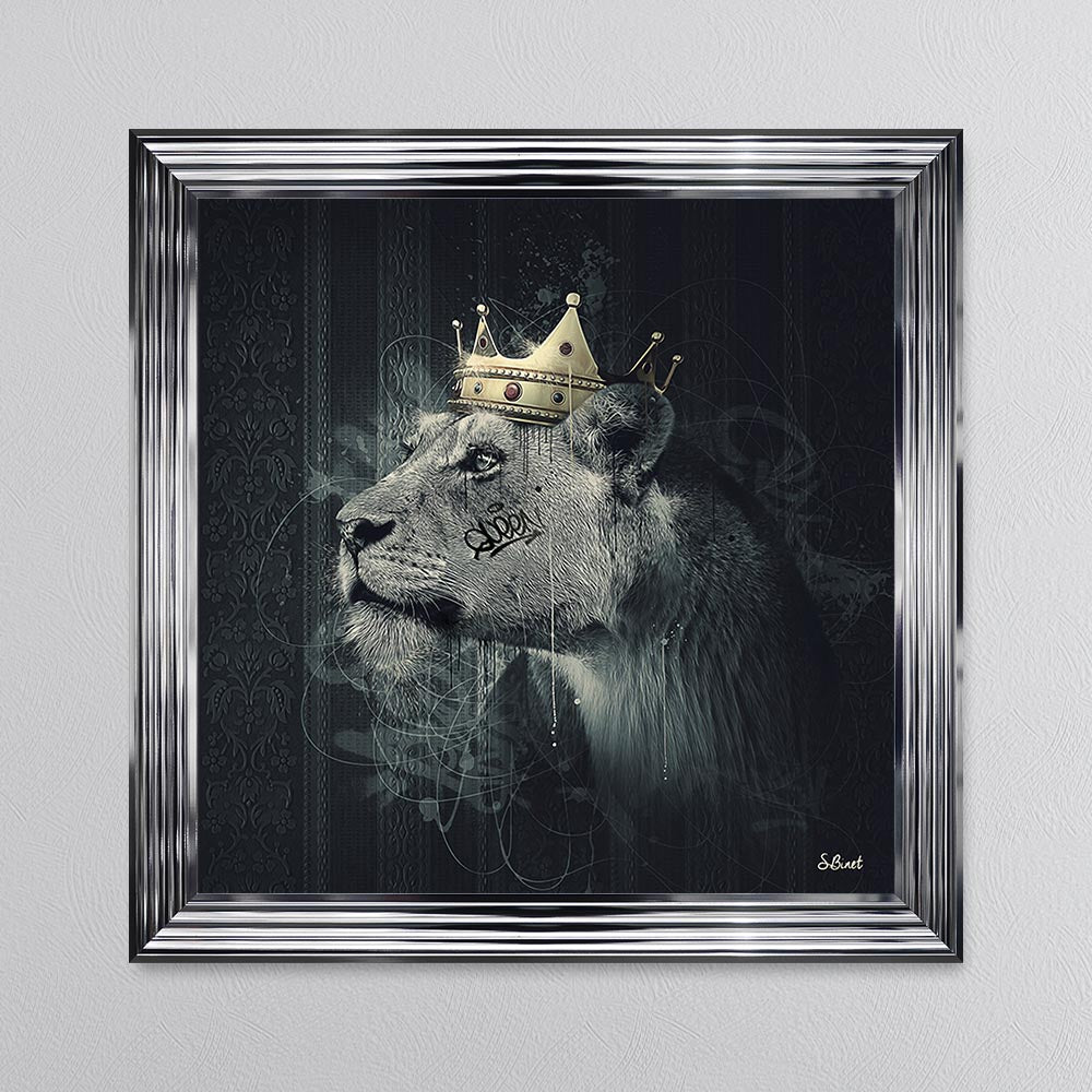 Lion Mafia Queen Framed Wall Art