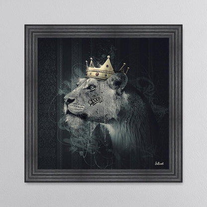 Lion Mafia Queen Framed Wall Art