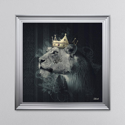 Lion Mafia Queen Framed Wall Art
