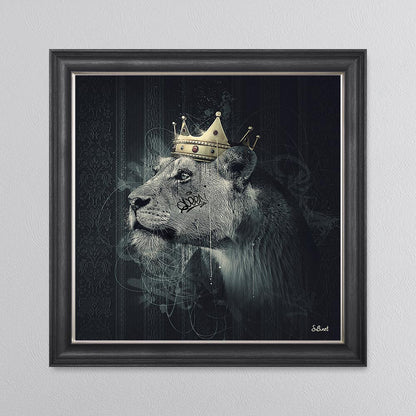 Lion Mafia Queen Framed Wall Art