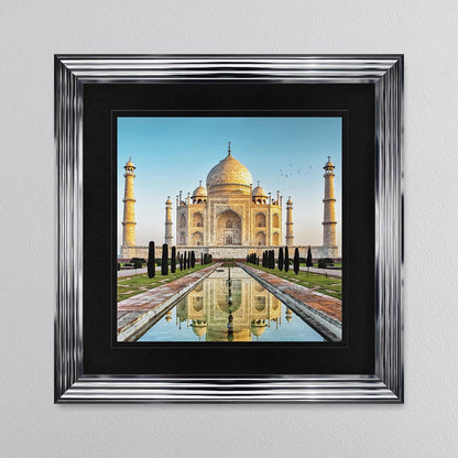 Taj Mahal with Black Mount Framed Wall Art