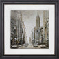 To The Chrysler Building with White Mount Framed Wall Art