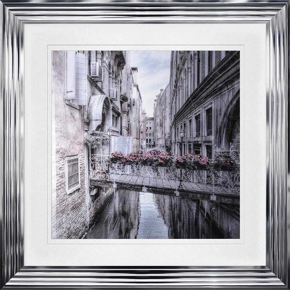 Venice 1 with White Mount Framed Wall Art