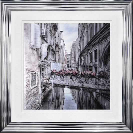 Venice 1 with White Mount Framed Wall Art