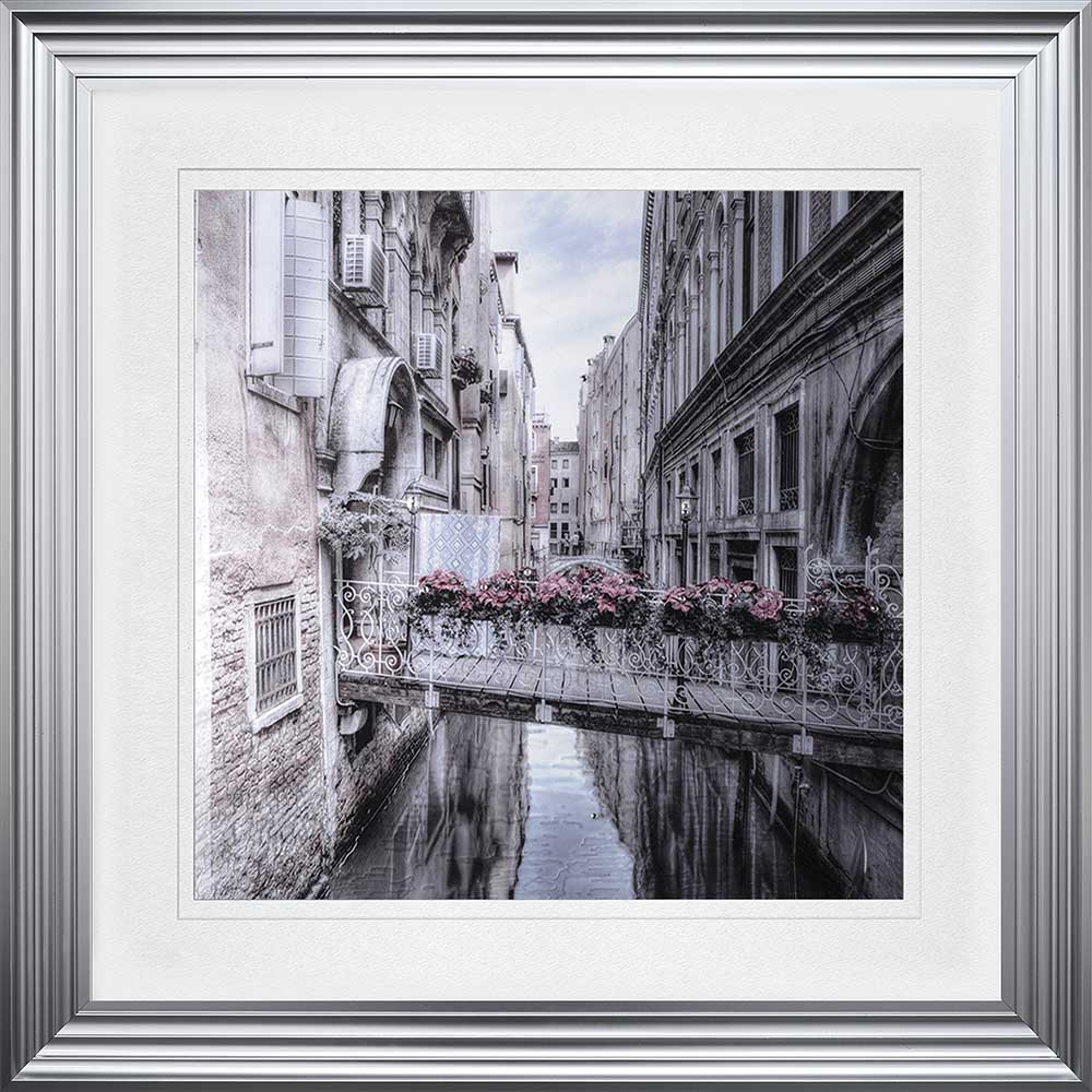 Venice 1 with White Mount Framed Wall Art