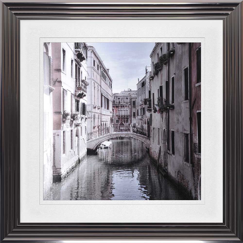 Venice 2 with White Mount Framed Wall Art