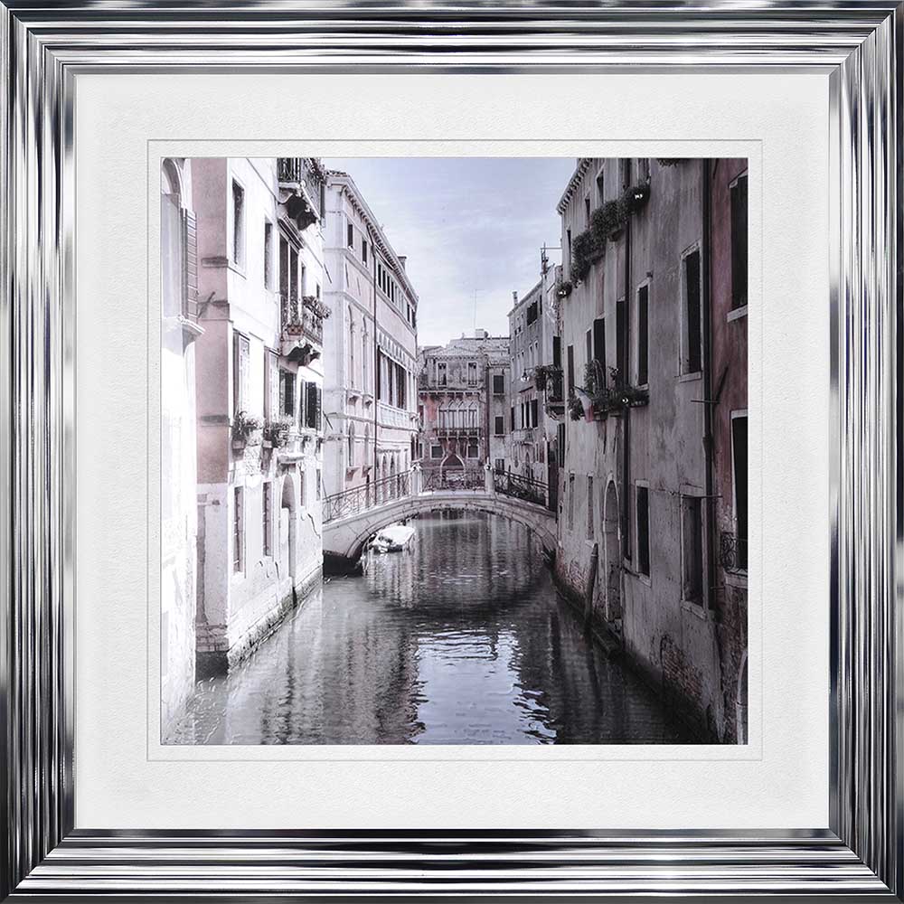 Venice 2 with White Mount Framed Wall Art
