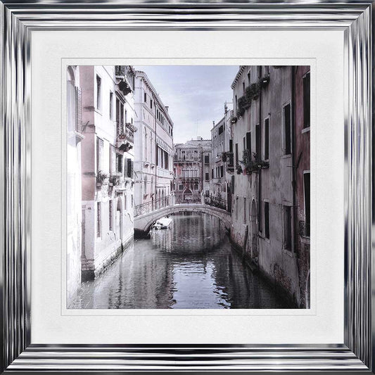 Venice 2 with White Mount Framed Wall Art