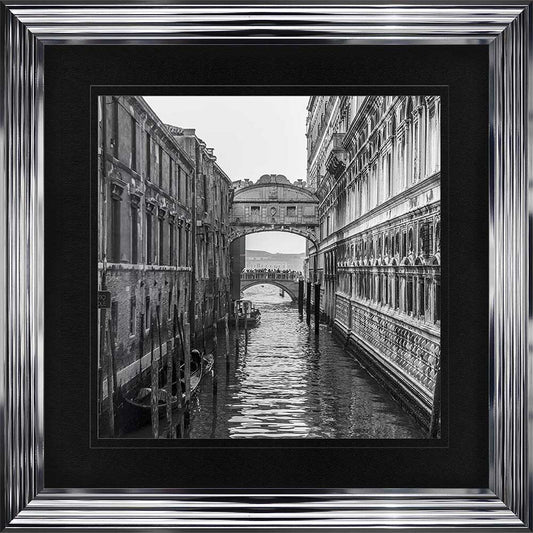 Venice 3 with Black Mount Framed Wall Art