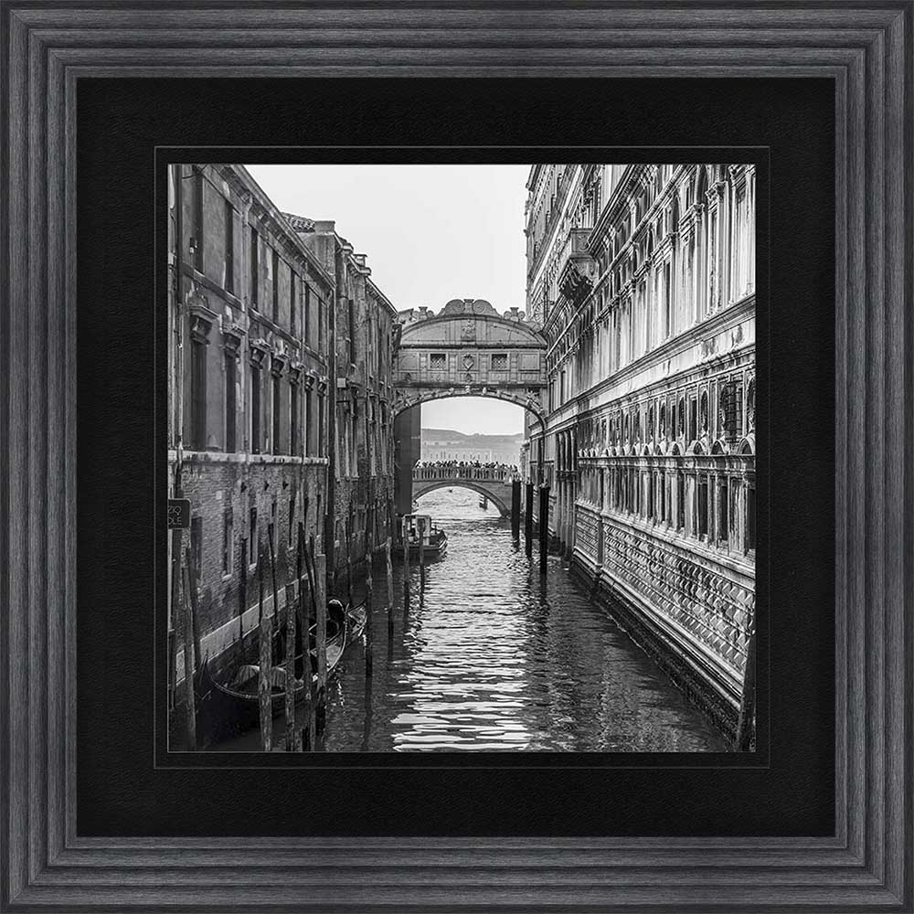 Venice 3 with Black Mount Framed Wall Art