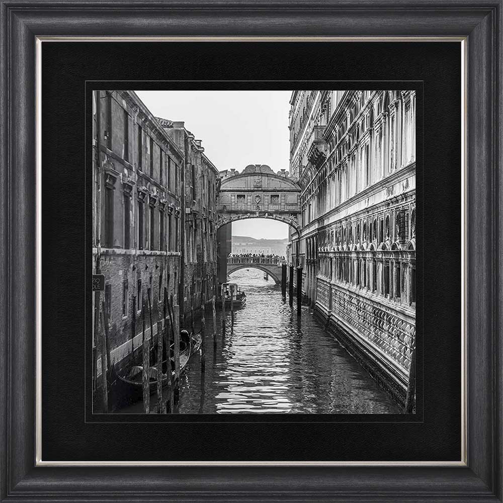 Venice 3 with Black Mount Framed Wall Art