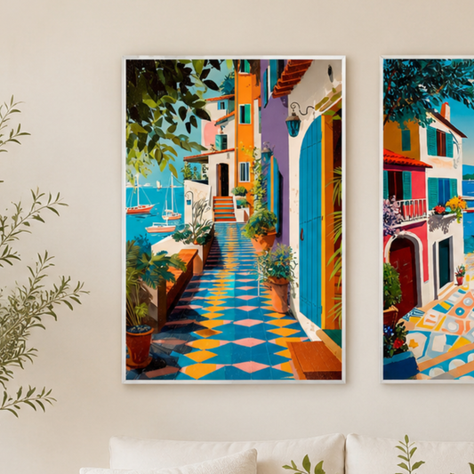 Meditaranean Dreams 1 Velvet Canvas