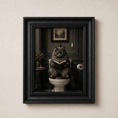 OFFER - Cat on the Carsey - Set of 12 Framed Wall Art