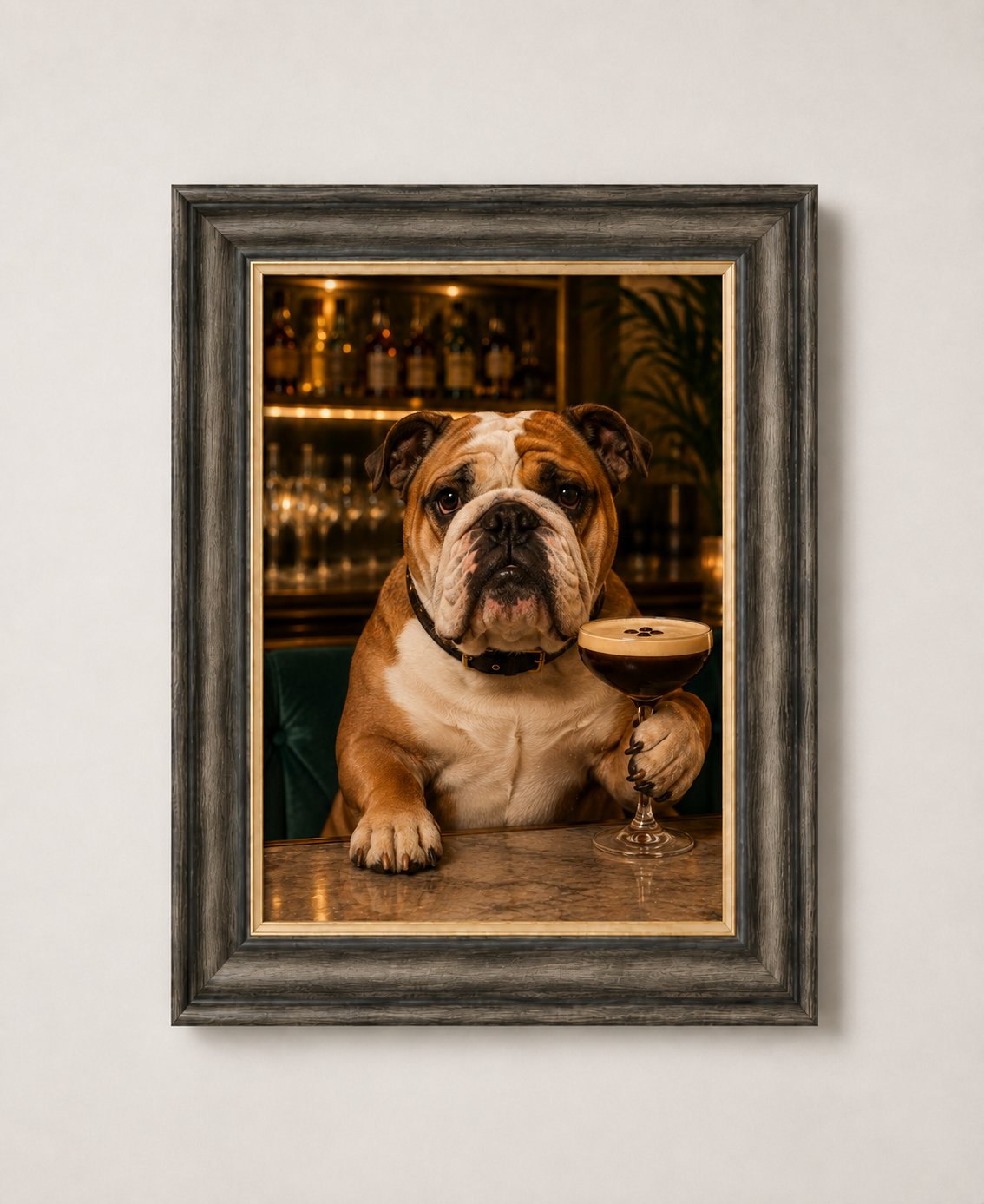 OFFER - Cocktail Dogs - Set of 12 Framed Wall Art