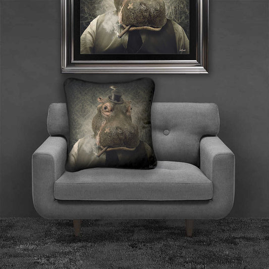 Hippo Mafia By Sylvain Binet -  55 x 55