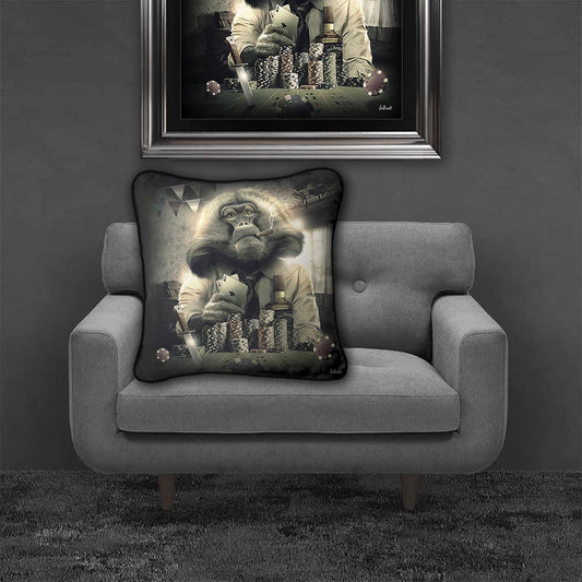 Ace Monkey By Sylvain Binet - 55 x 55