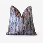 Aspen Velvet Abstract in Charcoal Cushion - 60 x 60