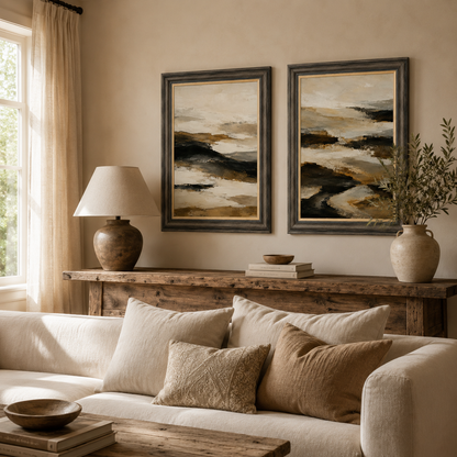 Layered Earth 2 Framed Wall Art