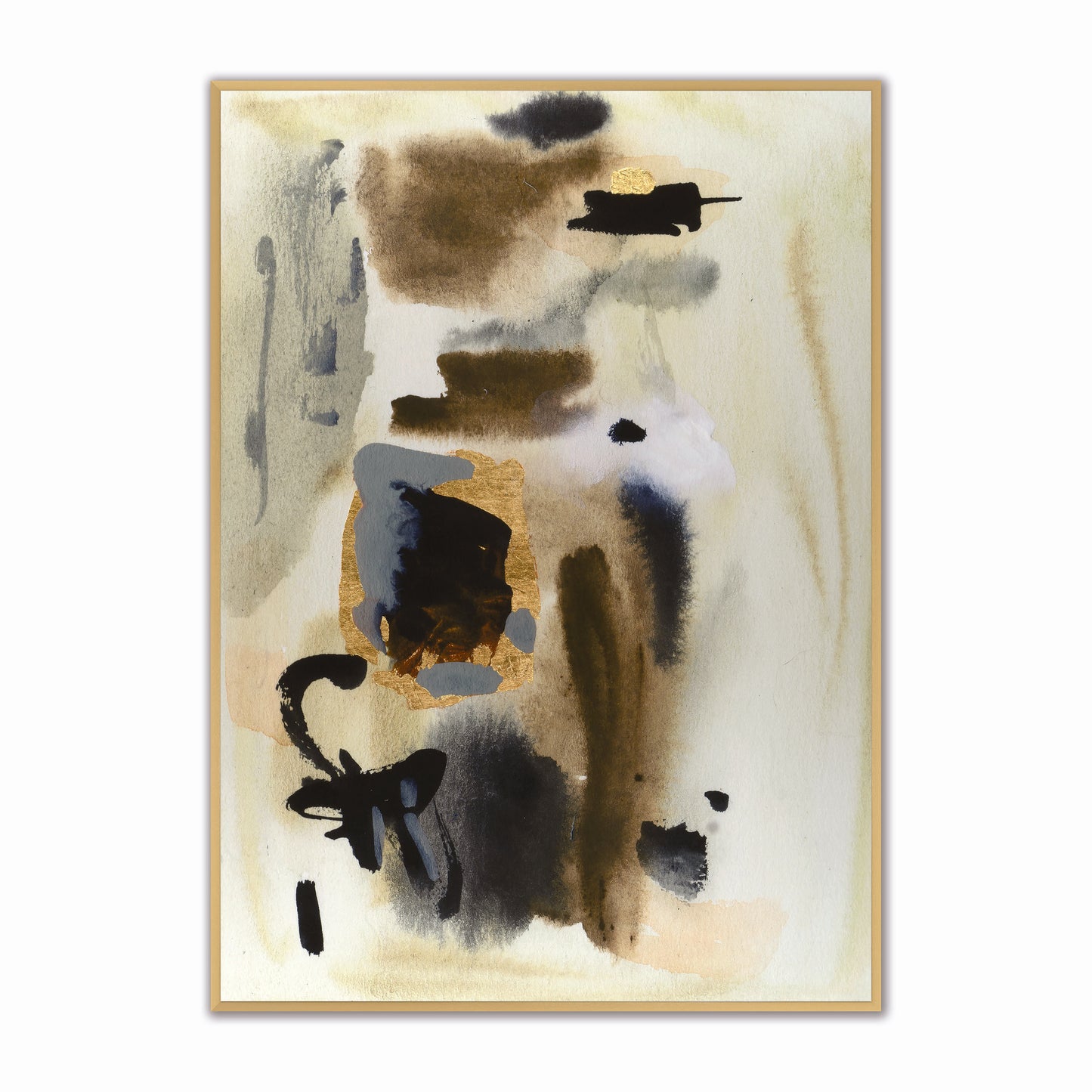Midnight Amber Veil 1 Velvet Canvas Art