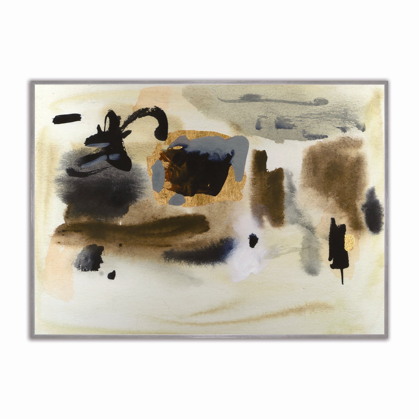 Midnight Amber Veil 1 Velvet Canvas Art