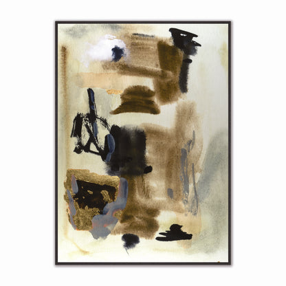 Midnight Amber Veil 2 Velvet Canvas Art